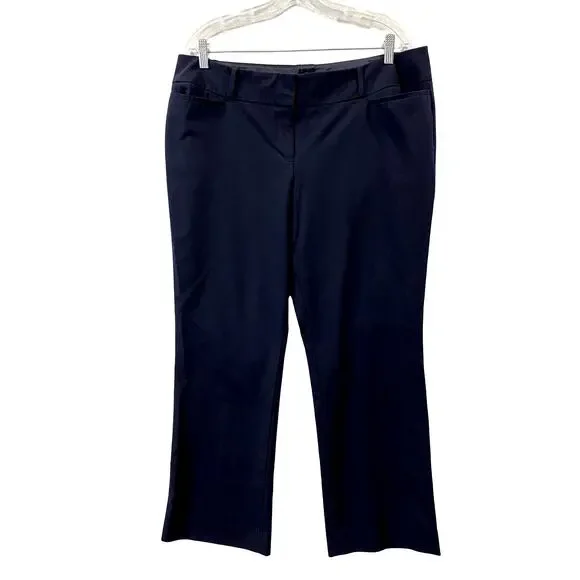 The Limited Collection Navy Blue Drew Fit Dress Pants Women's Trousers Size 16S - Picture 1 of 8